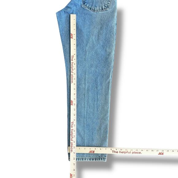 Y2K Carhartt B17 Relaxed Tapered Jeans 30x30 Stonewash Blue 100% Cotton Vintage - Picture 5 of 13
